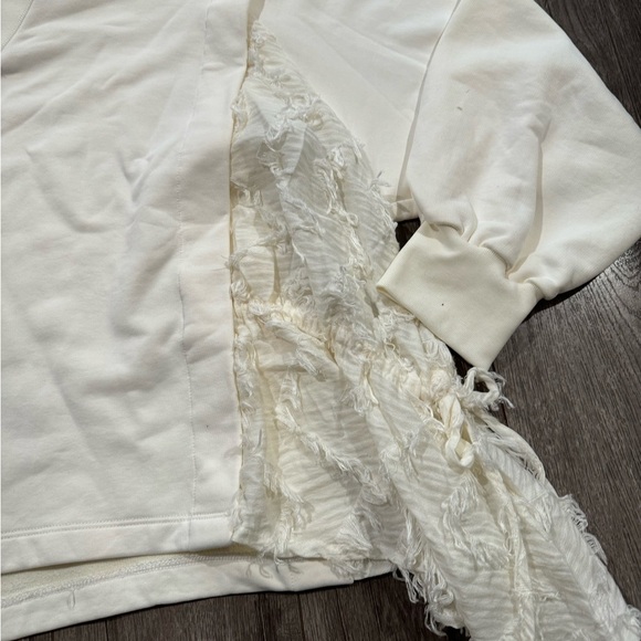 NWT By Anthropologie Twofer Sweatshirt M - Picture 6 of 9